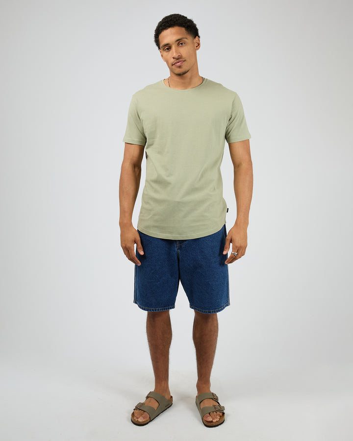Solid Tail Tee Sage