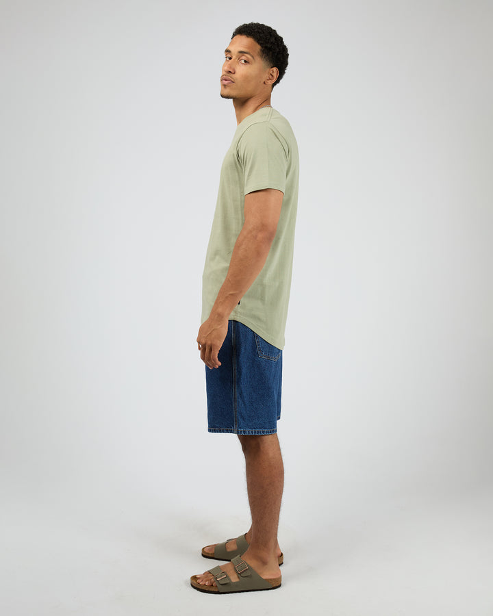 Solid Tail Tee Sage