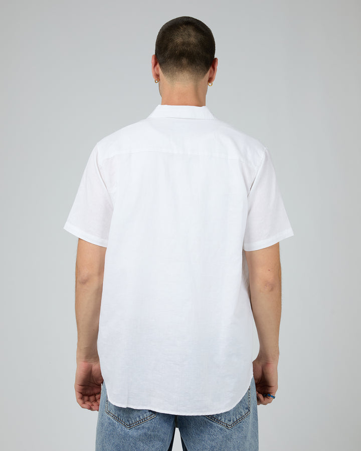 Linen Short Sleeve Shirt II White