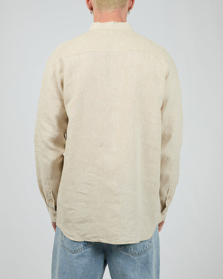 Linen Long Sleeve Shirt II Natural