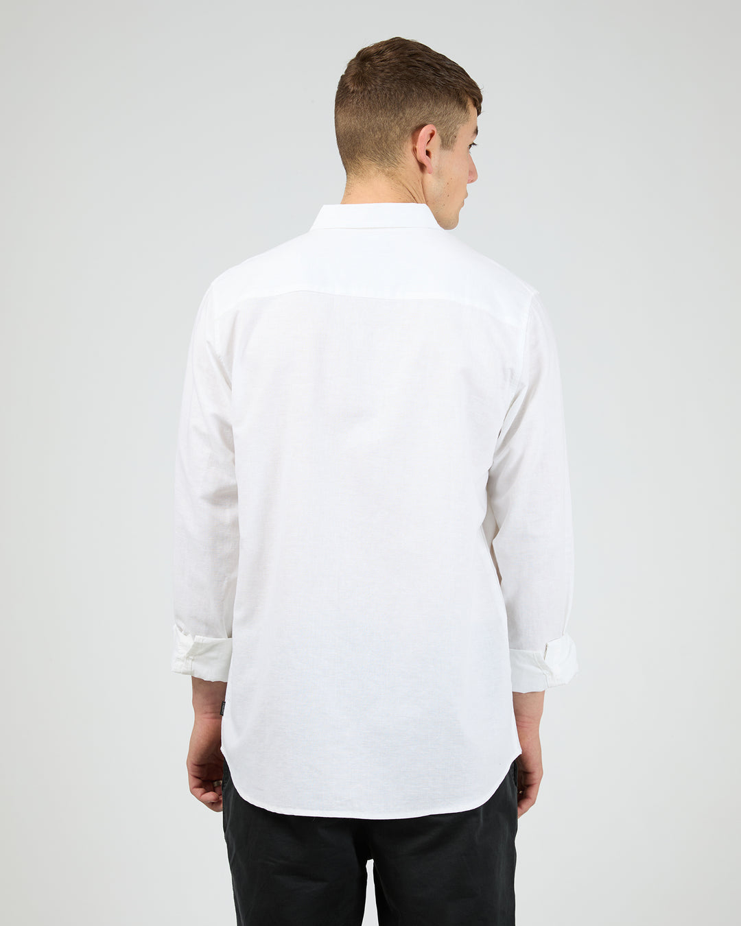 Linen Long Sleeve Shirt II White
