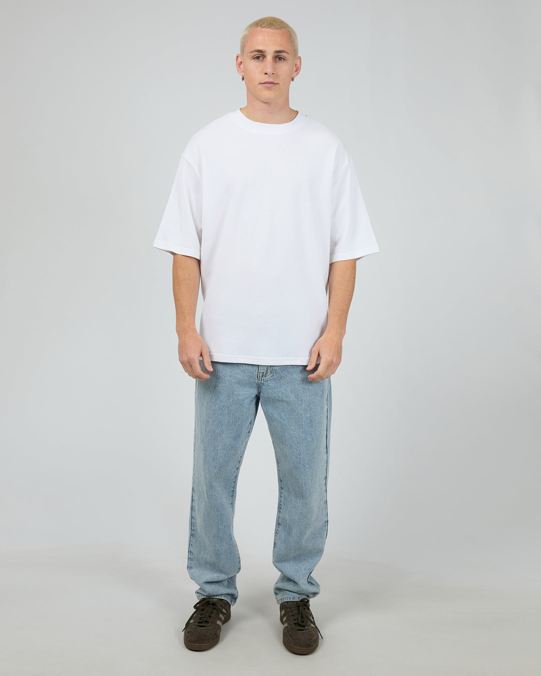Pique Box Tee White