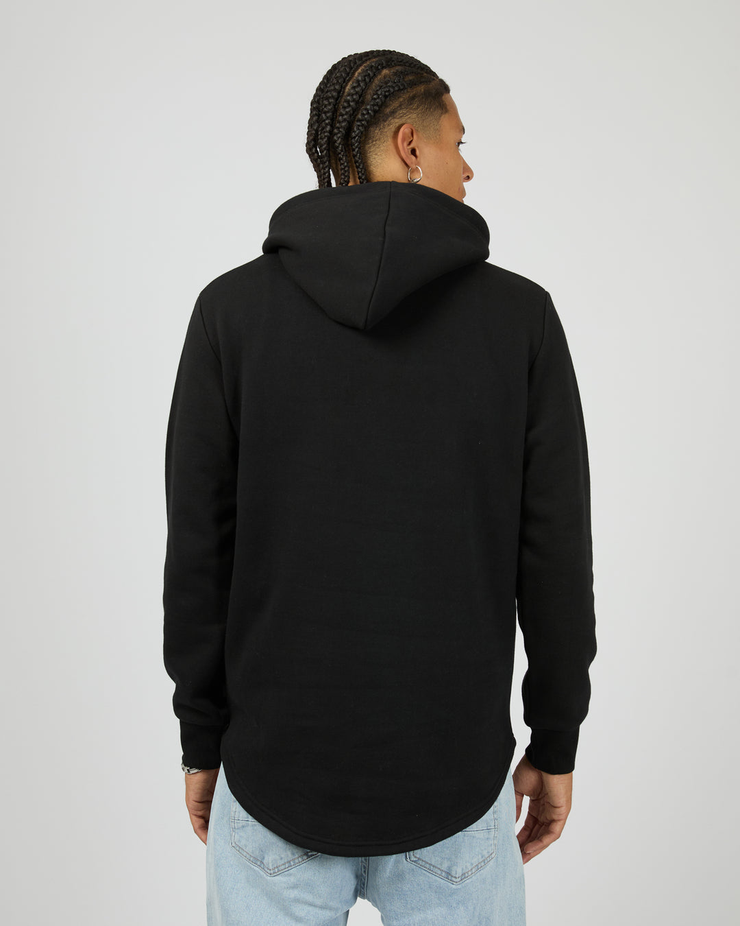 Scoop Hoodie Black