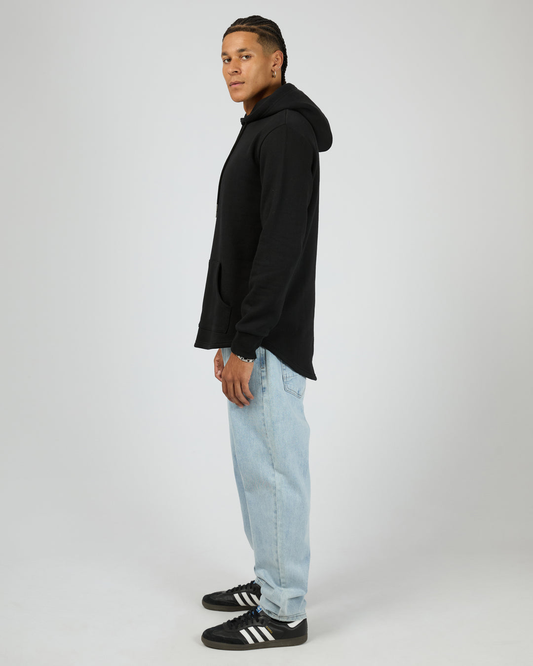 Scoop Hoodie Black
