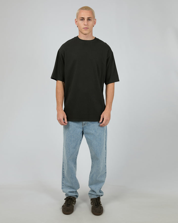 Heavy Weight Tee 2pk Washed Black/Brown Marle