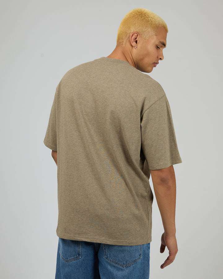 Heavy Weight Tee 2pk Washed Black/Brown Marle
