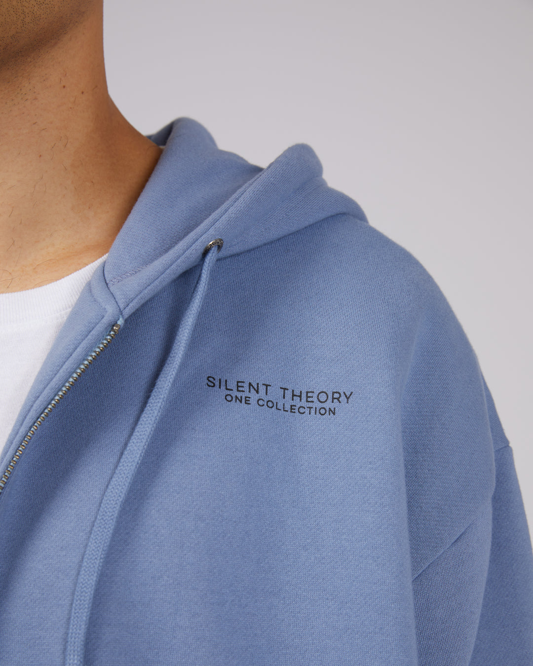 Society Zip Through Hoody Ink