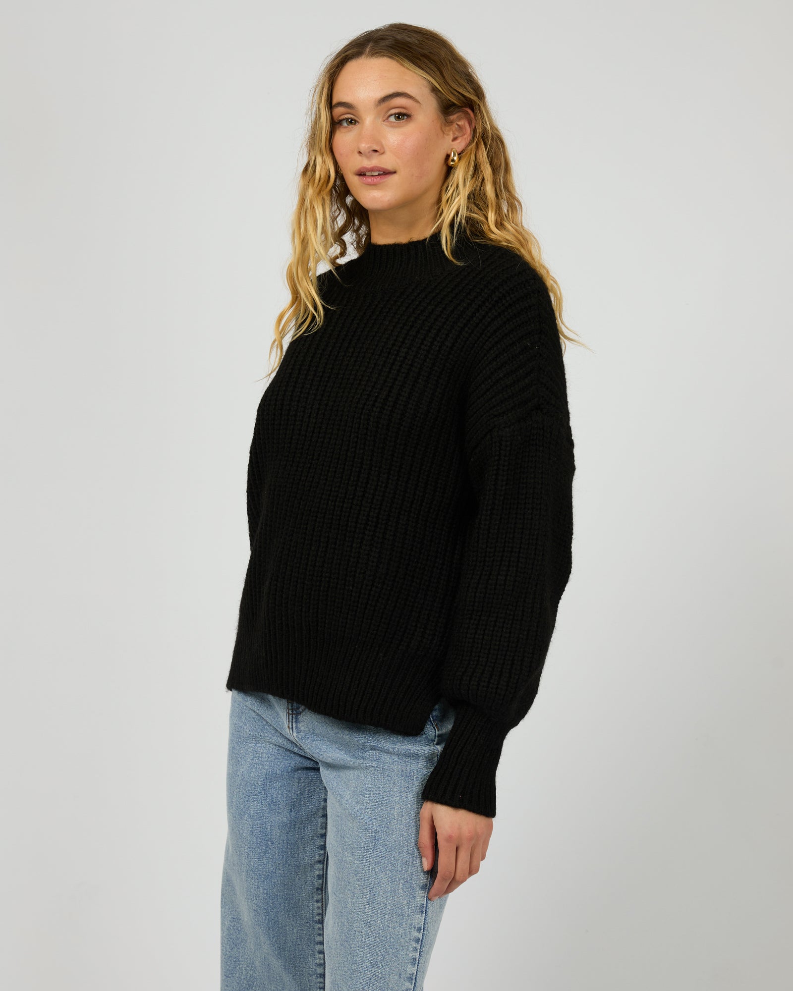 トップス andmary Mary turtle knit tops black andmary Mary turtle knit tops black andmary Mary logo tops