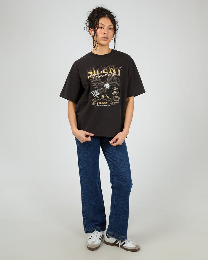 Formation Tee Washed Black