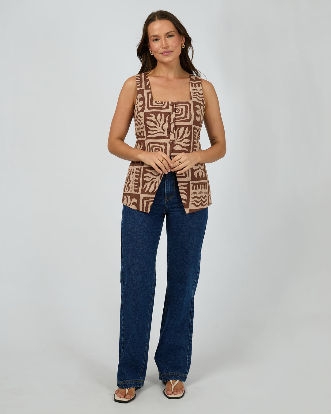 Tulum Top Brown