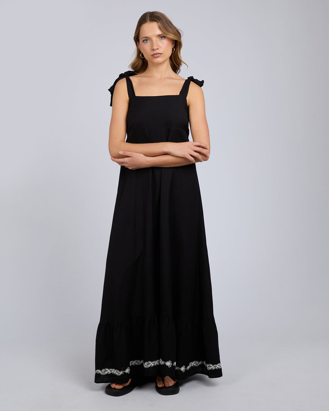 Bandera Maxi Dress Black