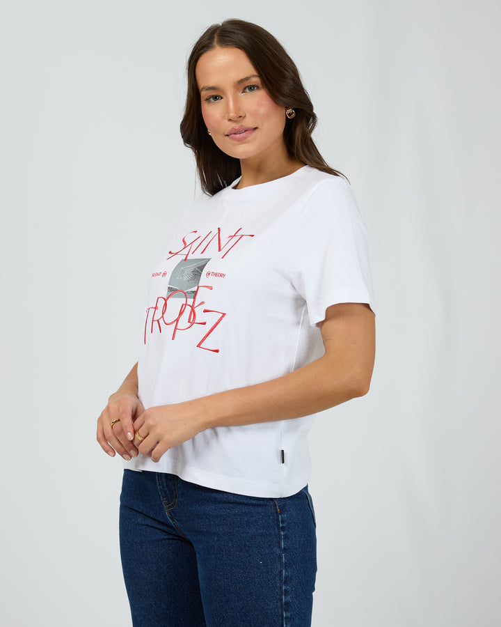 Saint Tropez Tee White