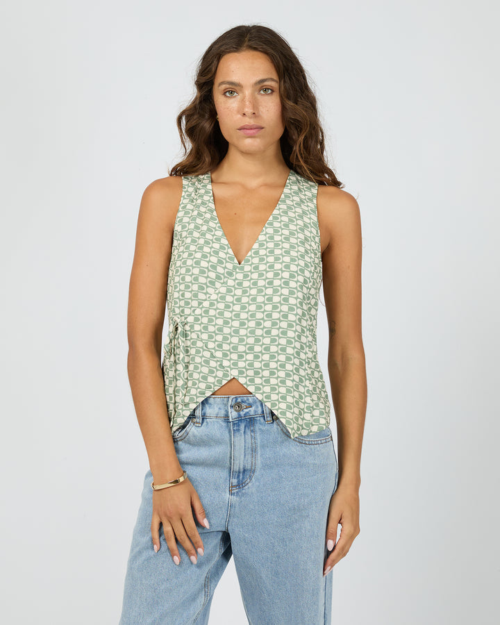 Bonnie Tie Top Print