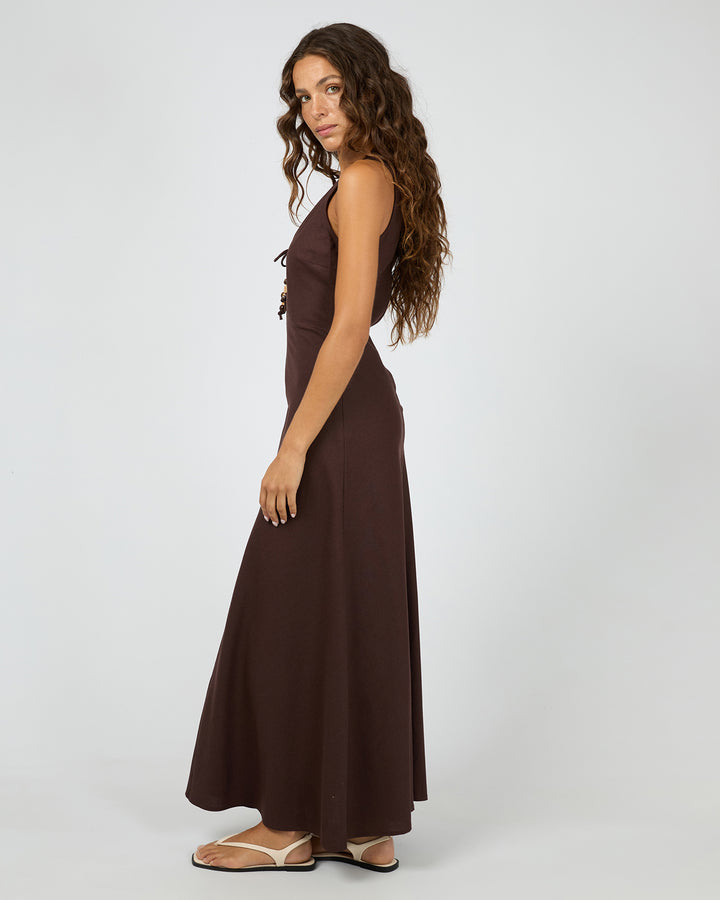 Lenni Maxi Dress Chocolate