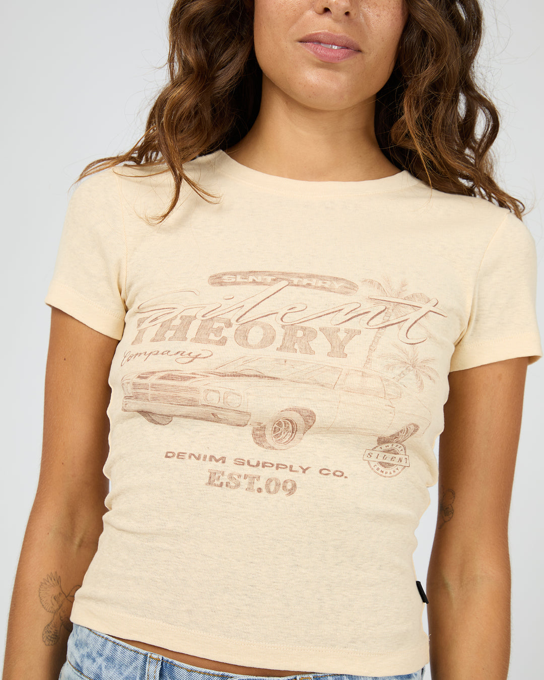 Denim Drive Tee Vanilla