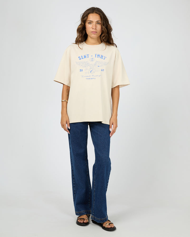 With Reason Tee Chalk