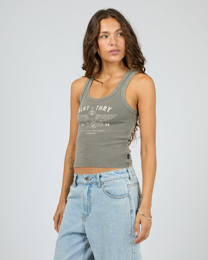 With Reason Tank Charcoal