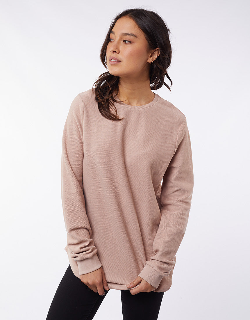 Ingrid Crew Dusty Pink