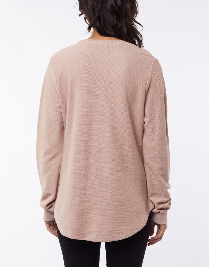 Ingrid Crew Dusty Pink