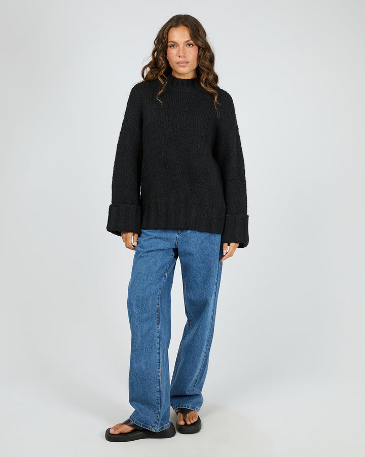 Mabel Knit Jumper Black