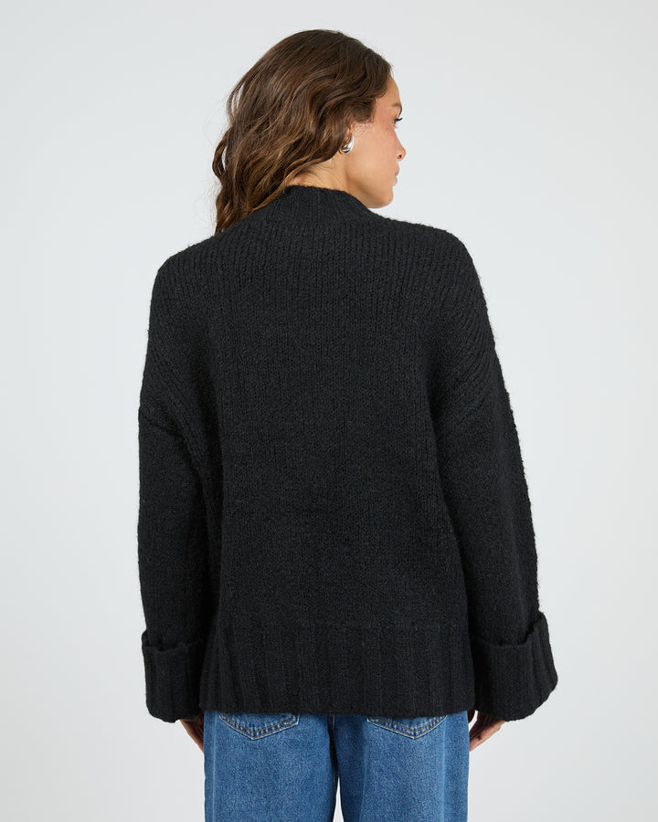Mabel Knit Jumper Black