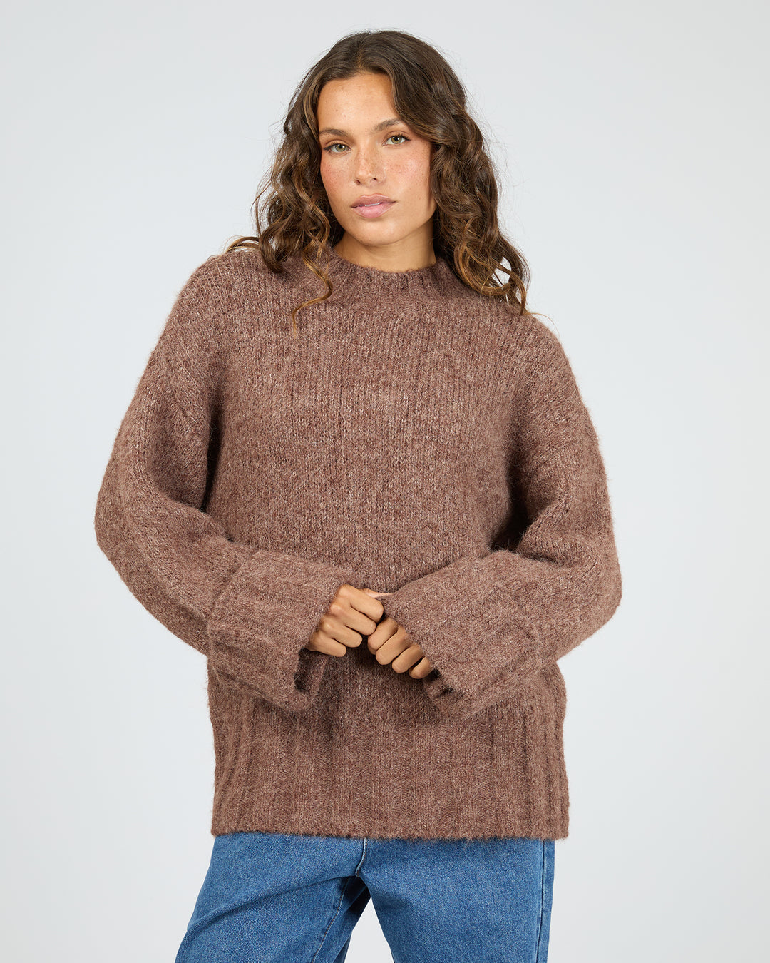 Mabel Knit Jumper Chocolate