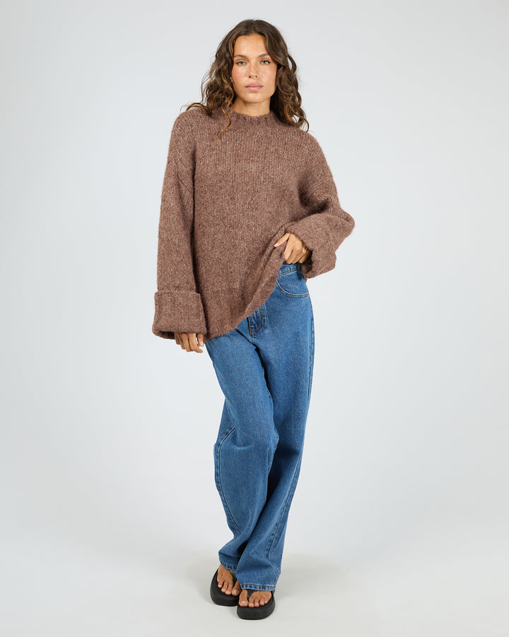Mabel Knit Jumper Chocolate