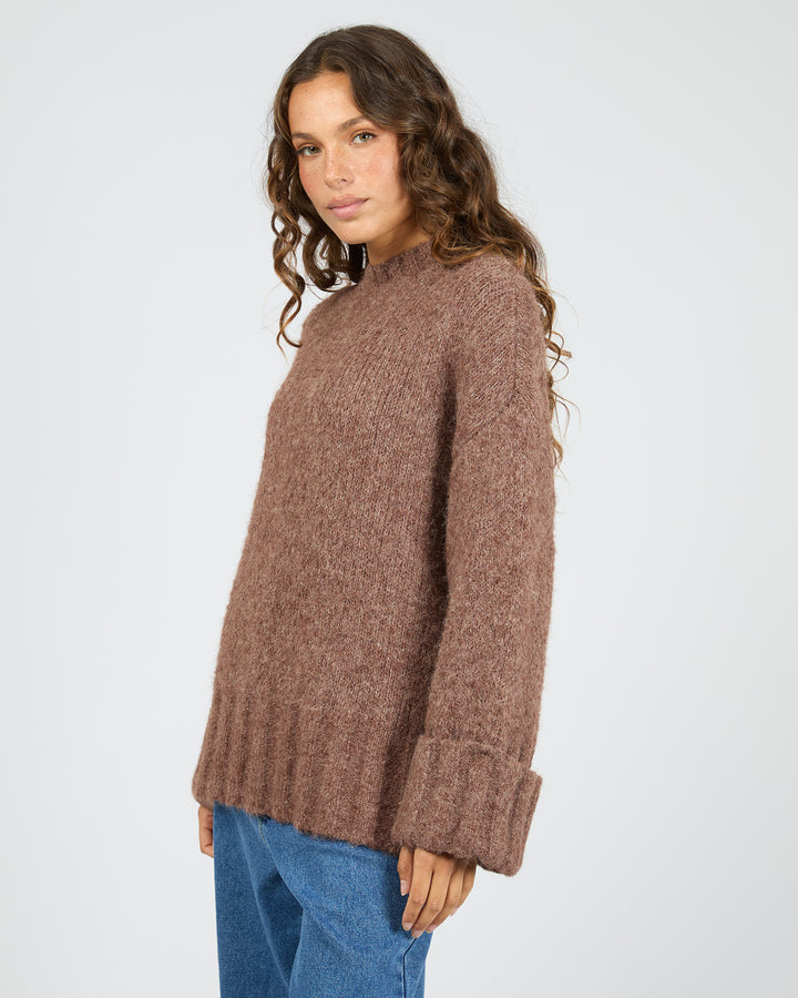 Mabel Knit Jumper Chocolate