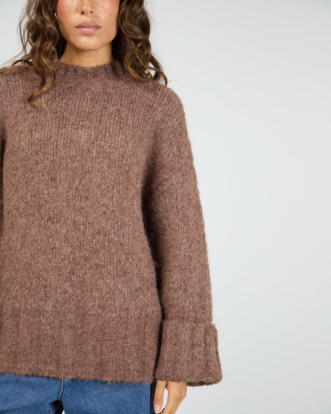 Mabel Knit Jumper Chocolate