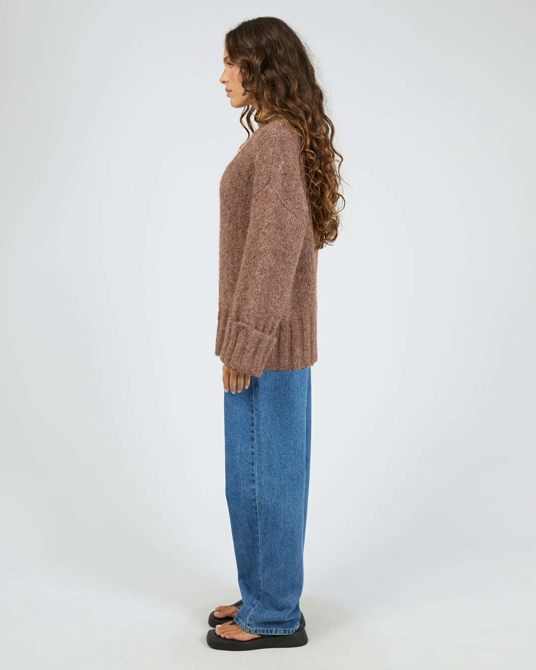 Mabel Knit Jumper Chocolate