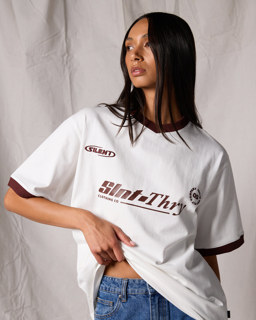 Carson Tee Vintage White