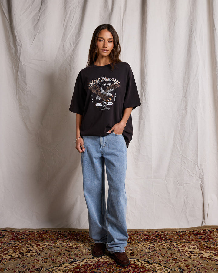 Legacy Tee Washed Black