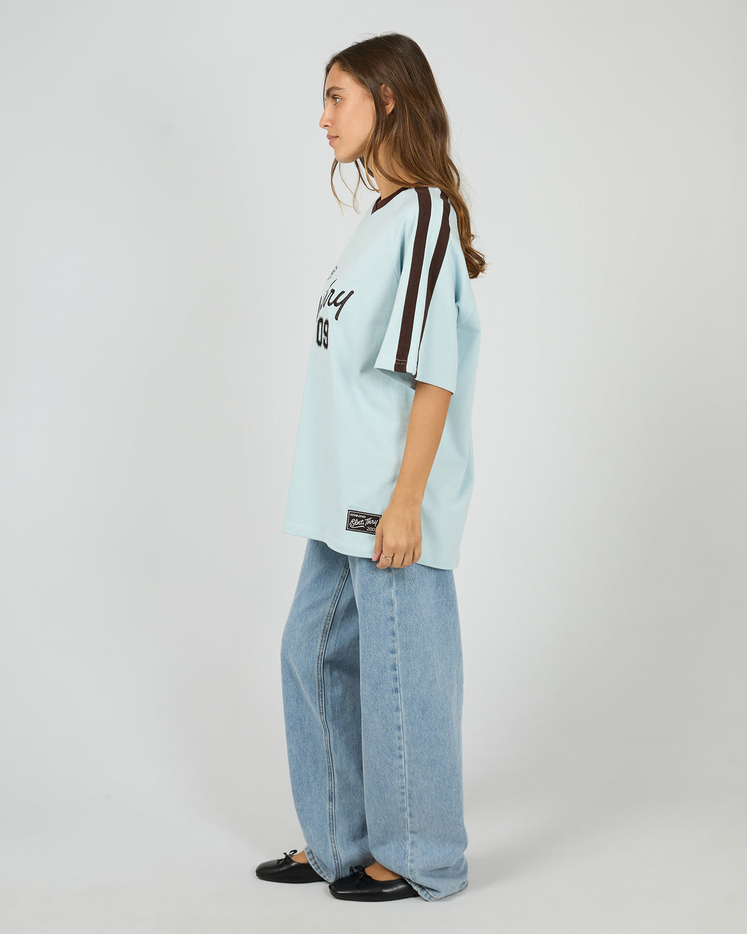 Brooklyn Sports Tee Light Blue