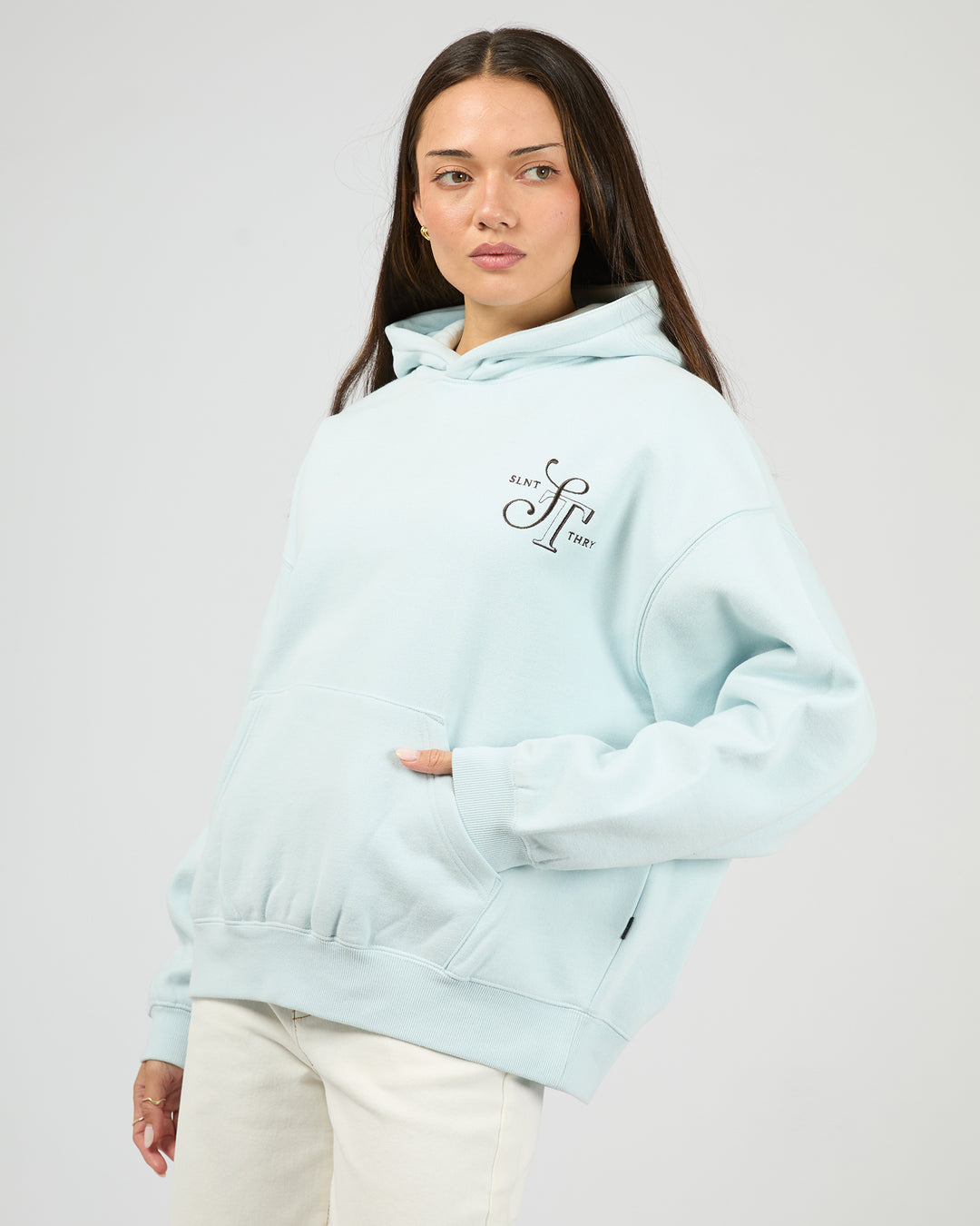 Elevated Hoodie Light Blue