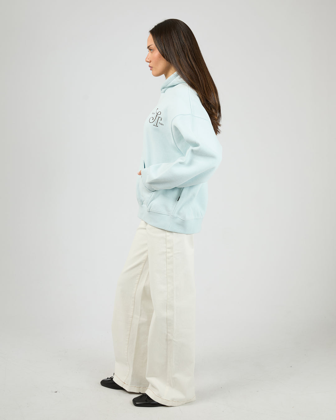Elevated Hoodie Light Blue