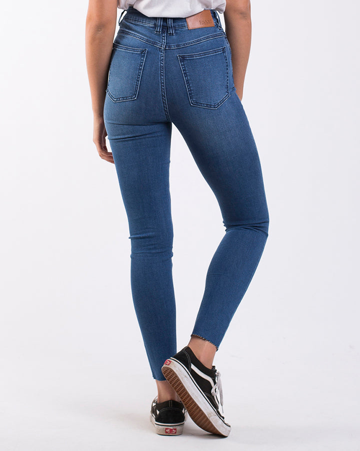 Vice Hi Skinny Jean Blu D Slsh Blue Dime Slash