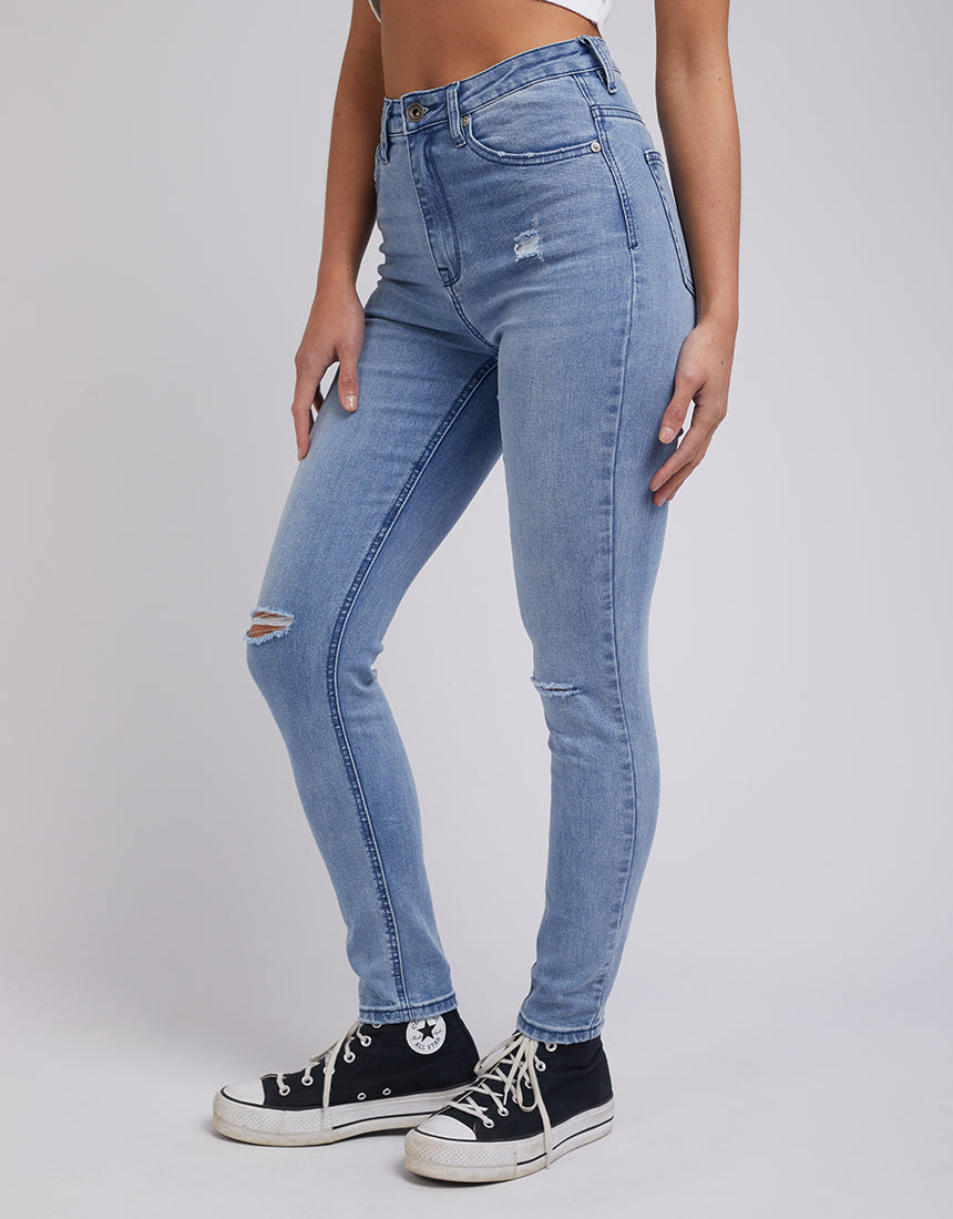 Vice High Skinny Jean Indigo Blaze