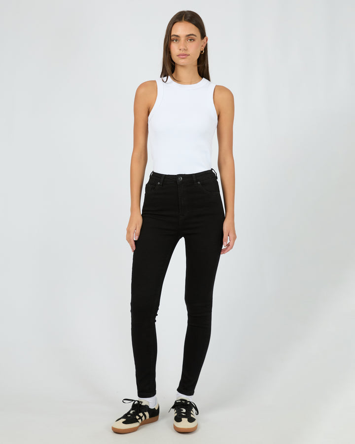 Vice High Skinny Jean Jet Black
