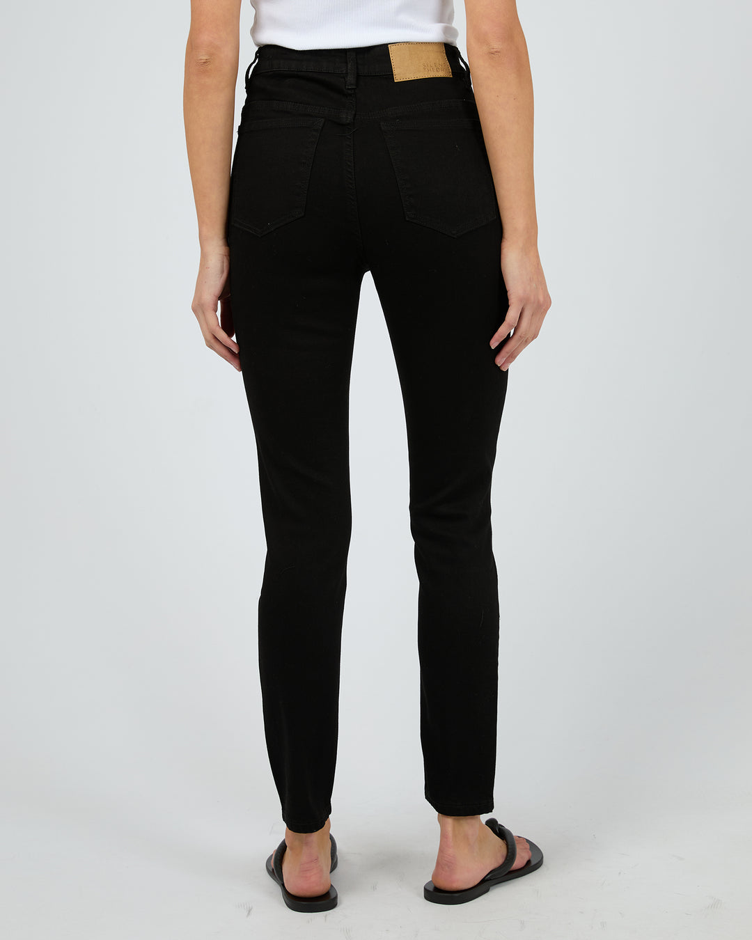 Vice High Skinny Jean Jet Blk Jet Black