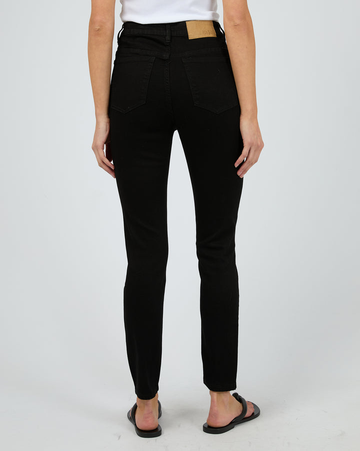 Vice High Skinny Jean Jet Blk Jet Black