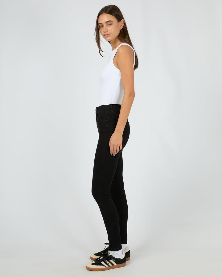 Vice High Skinny Jean Jet Black