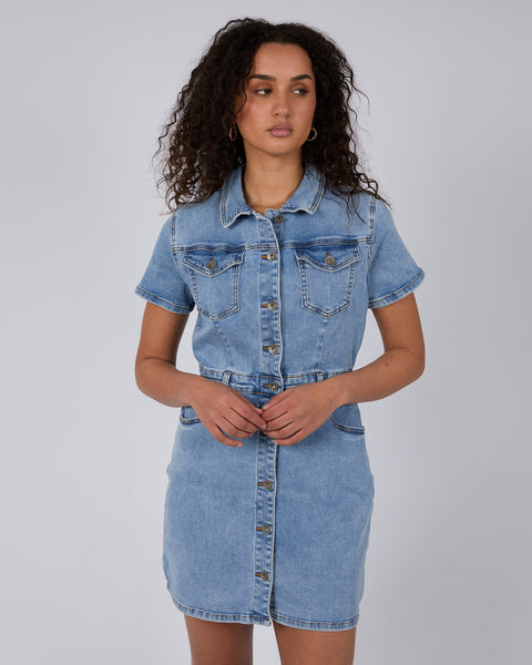 Shay Mini Dress Light Blue – Silent Theory