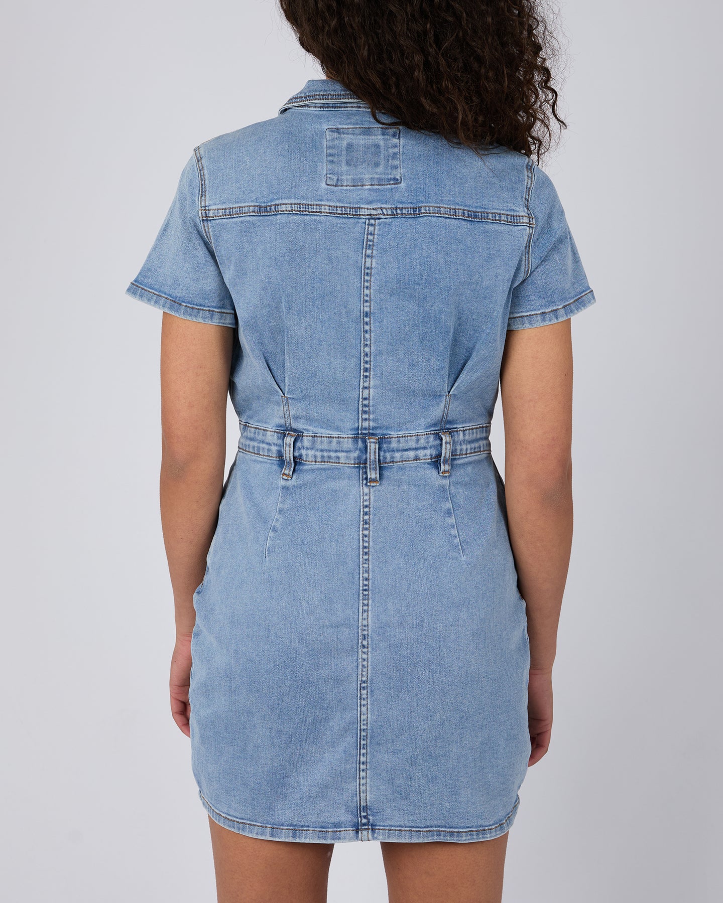 Shay Mini Dress Light Blue – Silent Theory