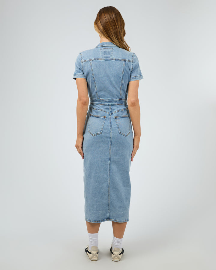 Boston Midi Dress Light Blue