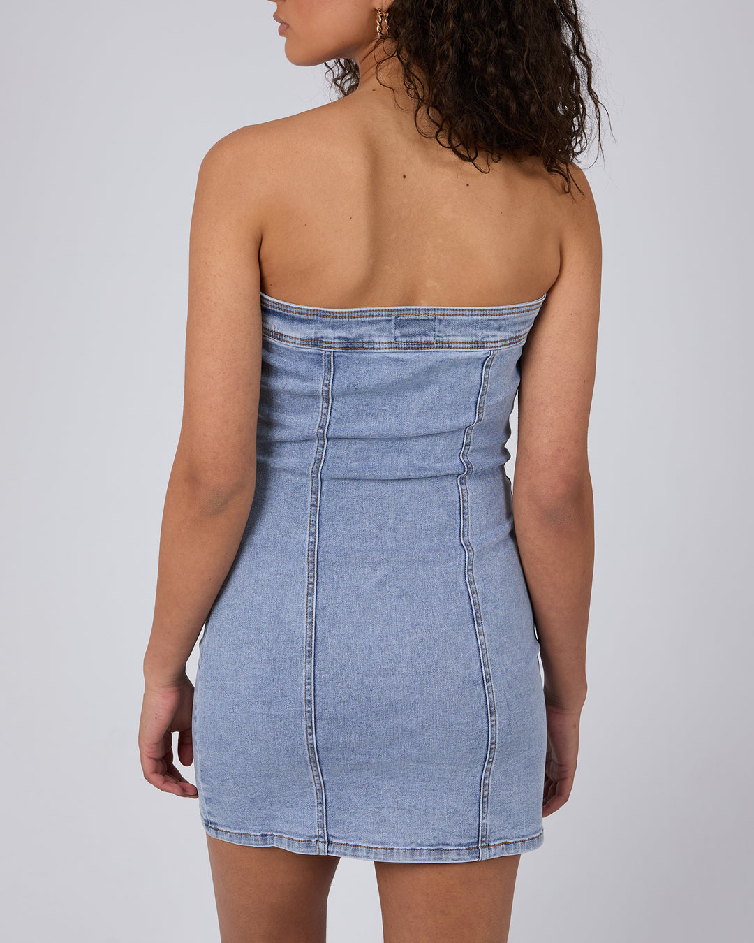 Paige Mini Dress Light Blue