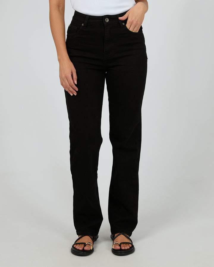 Mila Straight Comfort Jean Black