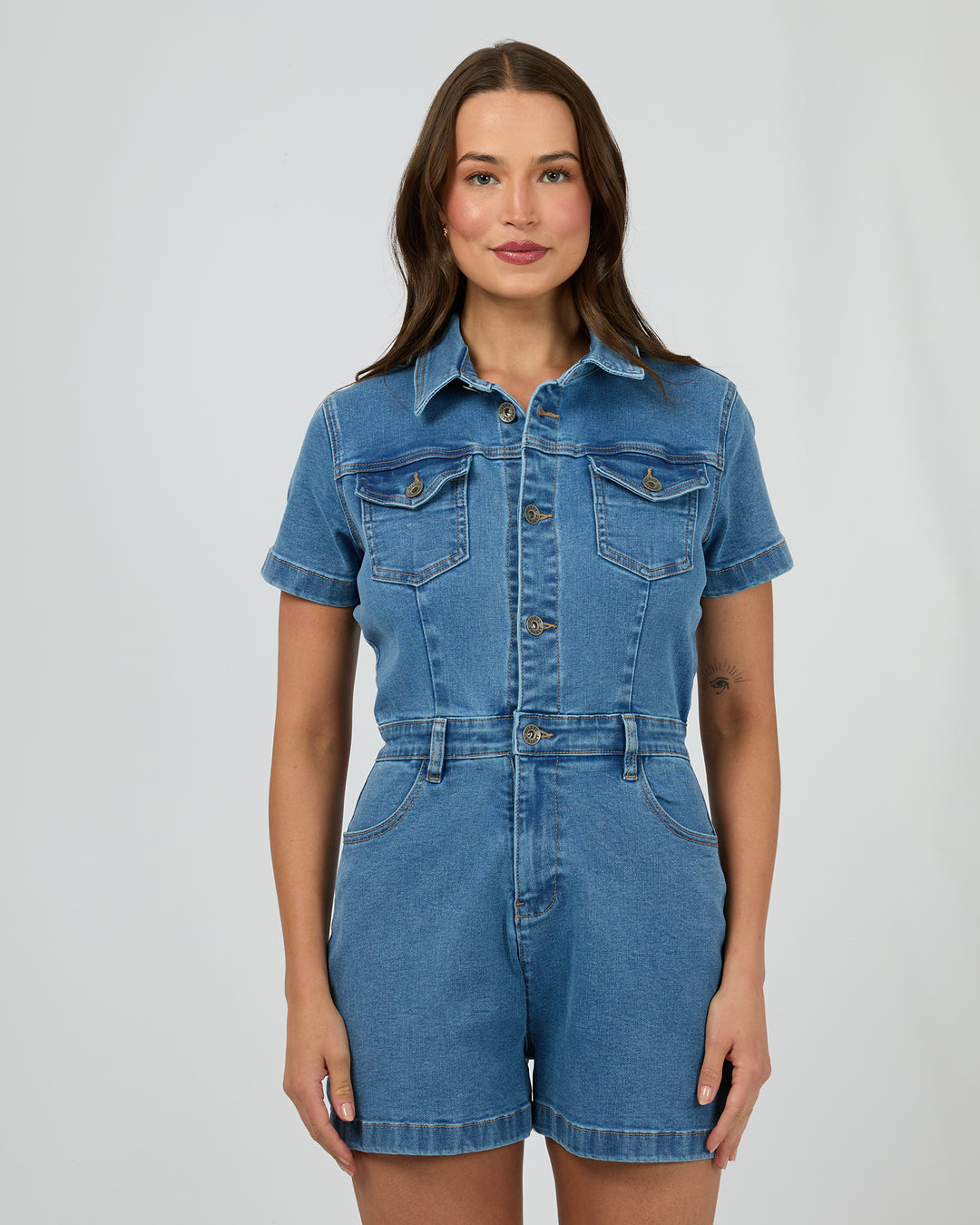 Wilder Playsuit Mid Blue