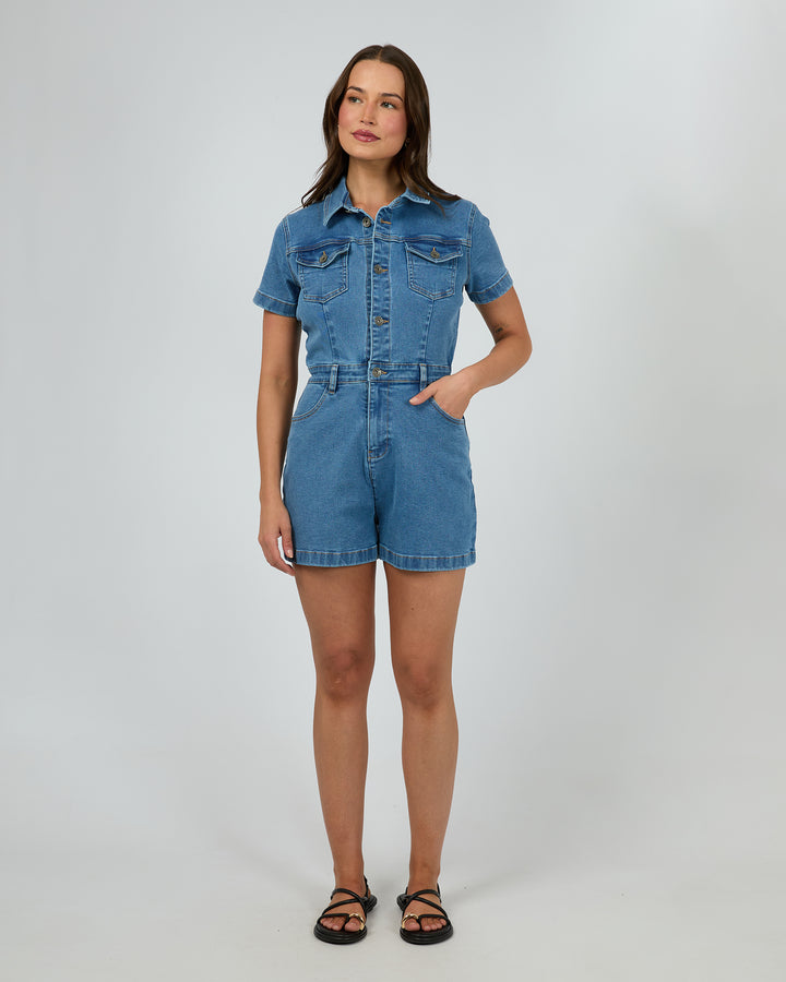Wilder Playsuit Mid Blue