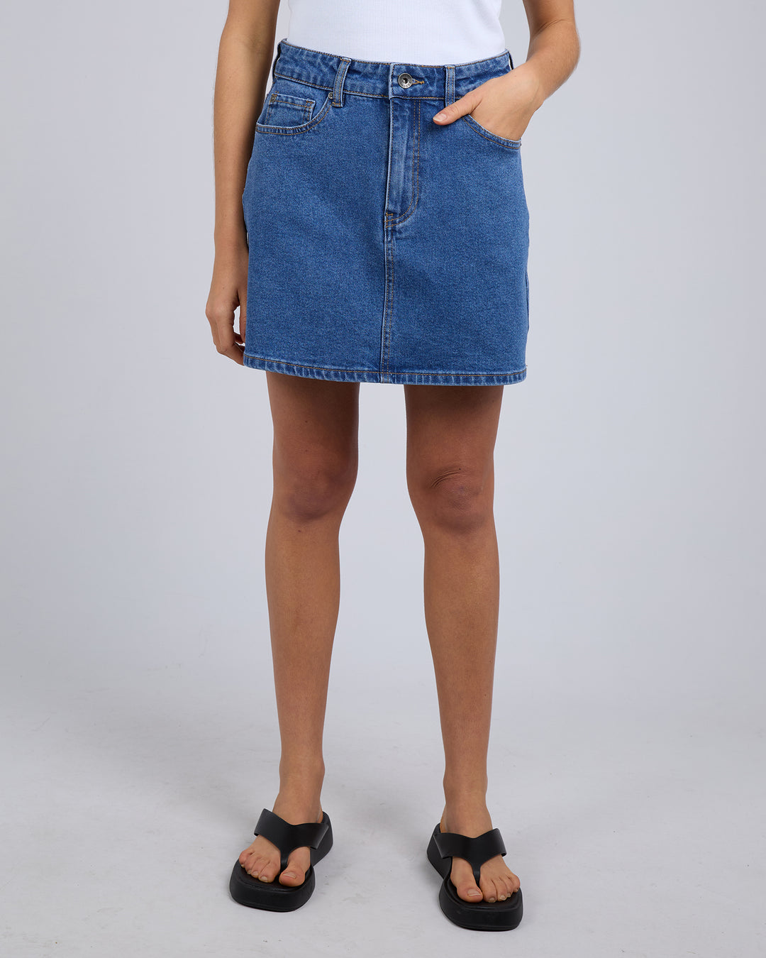 Selina Skirt Mid Blue
