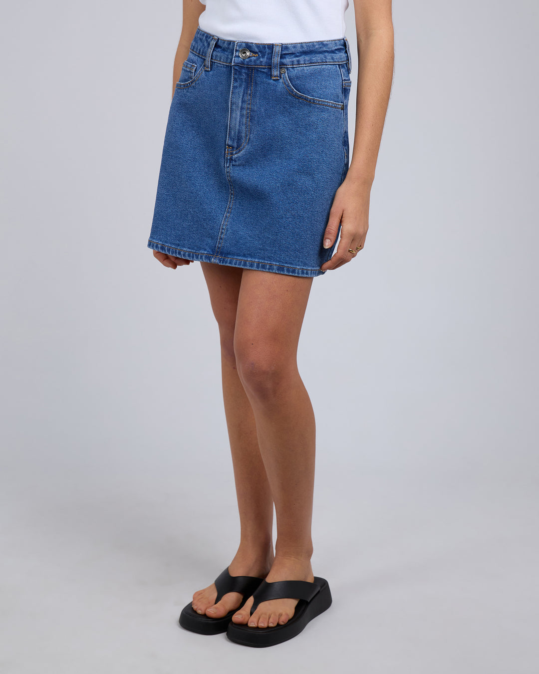 Selina Skirt Mid Blue